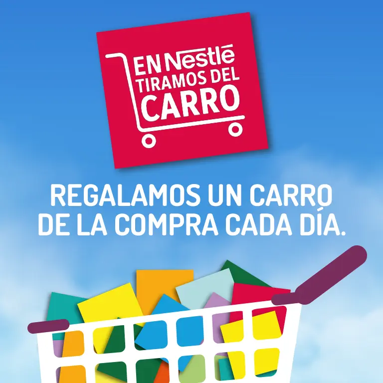 Nestlé regala un carro de la compra CADA DÍA