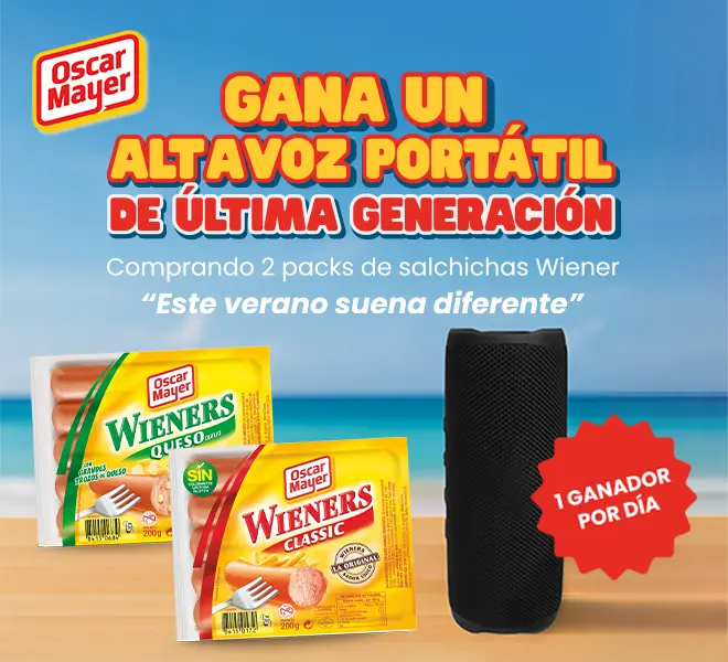 Gana un Altavoz Portátil de Última Generación con Óscar Mayer