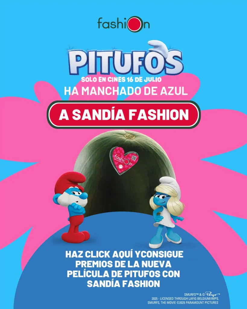 Juega con Los Pitufos y Sandía Fashion y gana premios de la película