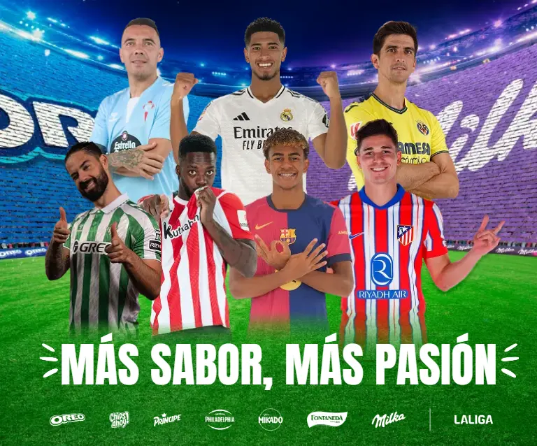 Gana Camisetas oficiales de tu equipo favorito en La Liga con más sabor