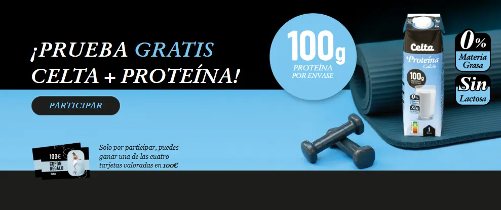 Prueba GRATIS Leche Celta Proteína