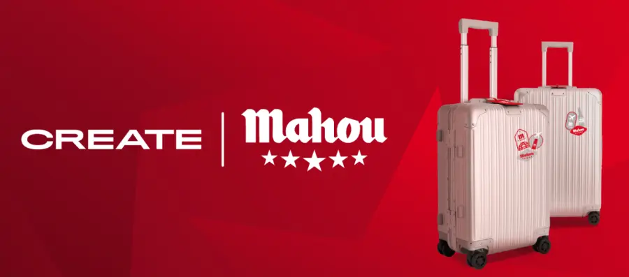 Gana un juego de maletas CREATE x Mahou