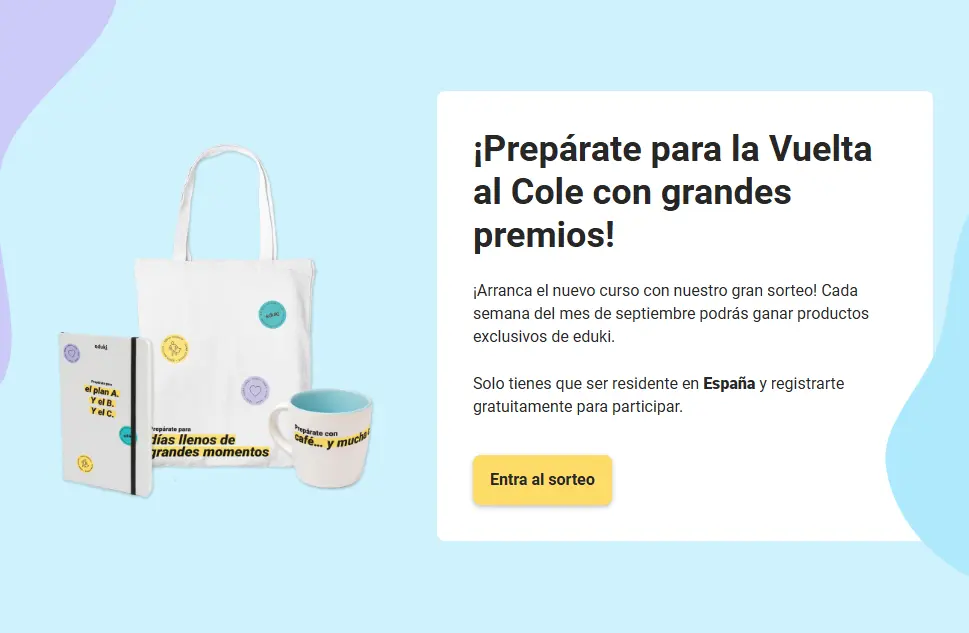 Prepárate para una Vuelta al Cole de grandes premios con Eduki