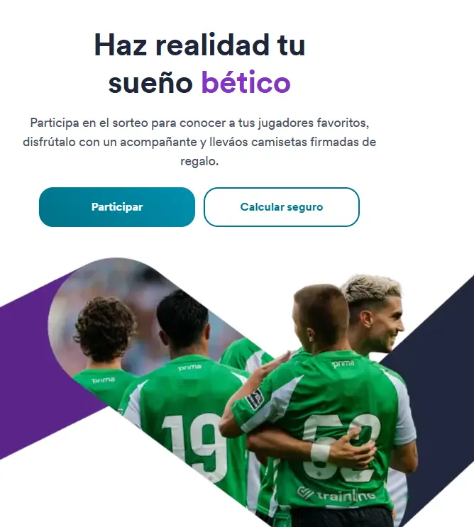 Disfruta de un encuentro exclusivo en persona con jugadores del Betis