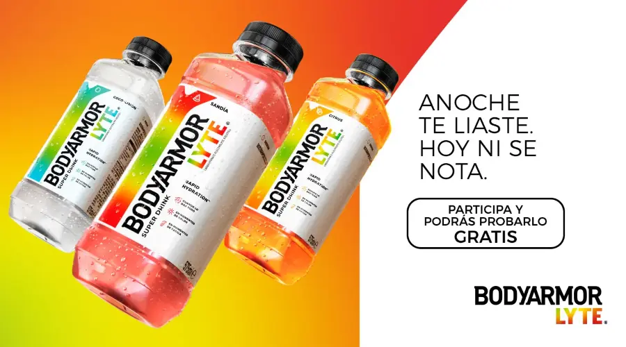 Prueba GRATIS el nuevo Bodyarmor Lyte