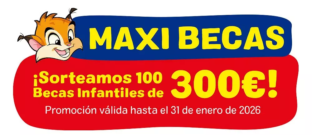Puleva MAX sortea 100 Becas Infantiles de 300€