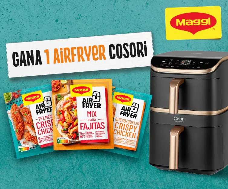 Consigue 1 Air Fryer COSORI y un lote de productos MAGGI