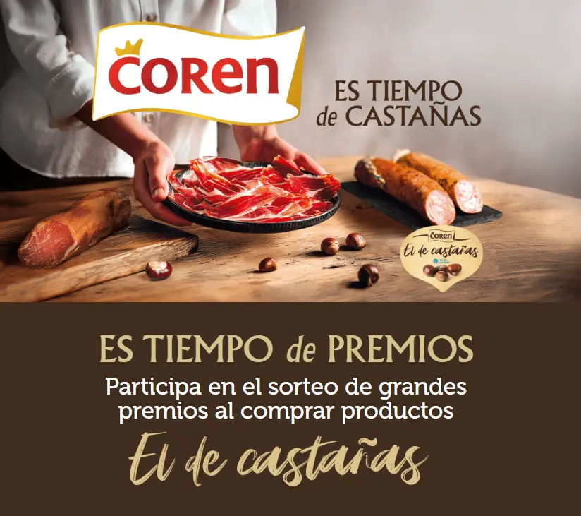 Participa en el sorteo de grandes premios al comprar productos Coren