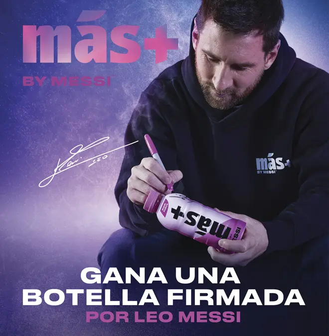 Gana una botella firmada por Leo Messi