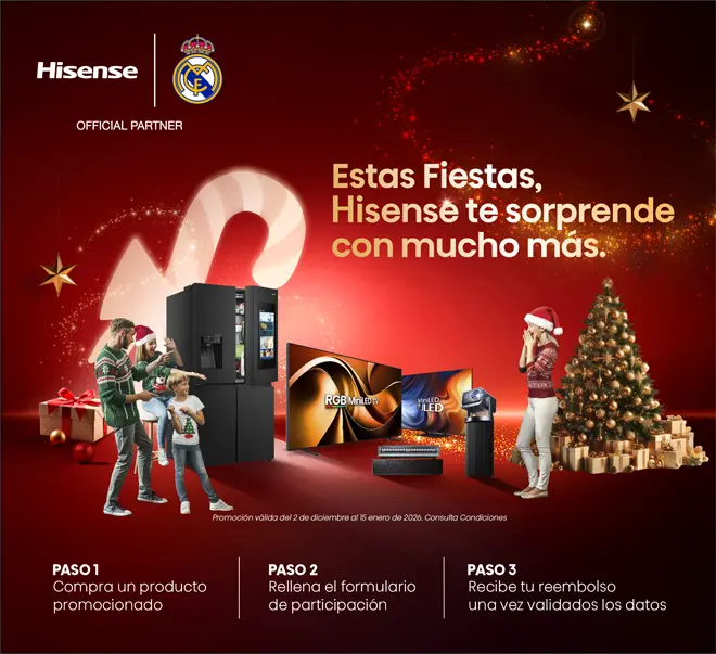 Hisense Navidad te sorprende con mucho más estas Fiestas