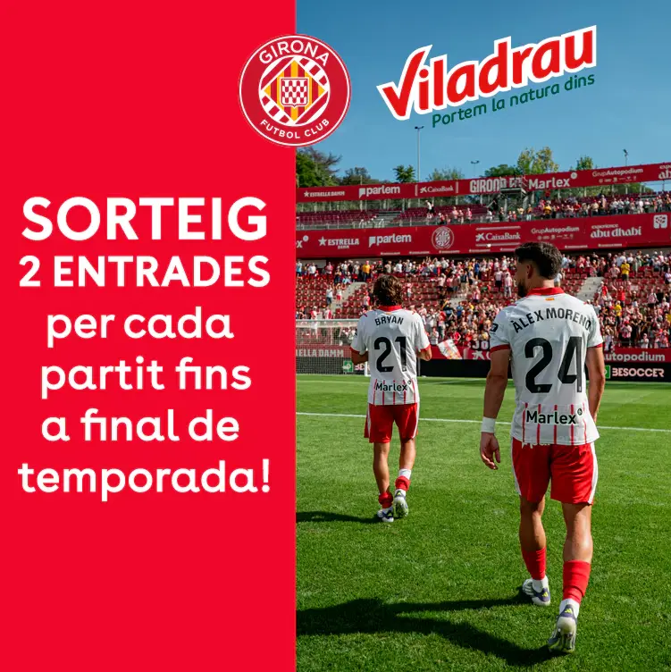 Consigue entradas para asistir a un partido del Girona FC en Montilivi
