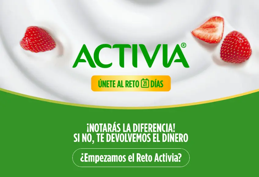 Únete al Reto Activia y, si no funciona, llévate el reembolso