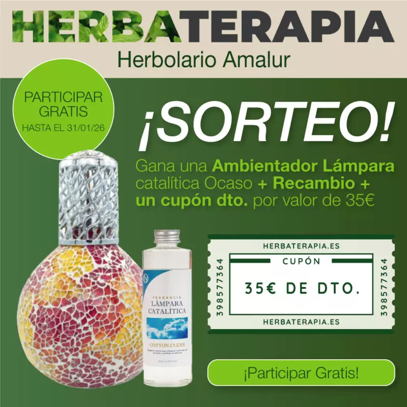 Sorteo Ambientador con Lámpara catalítica Ocaso y Recambio