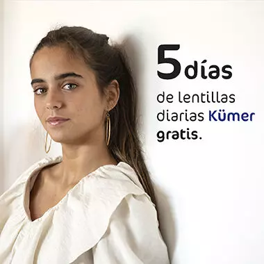 Visionlab te ofrece 5 días de lentillas diarias Kümer gratis