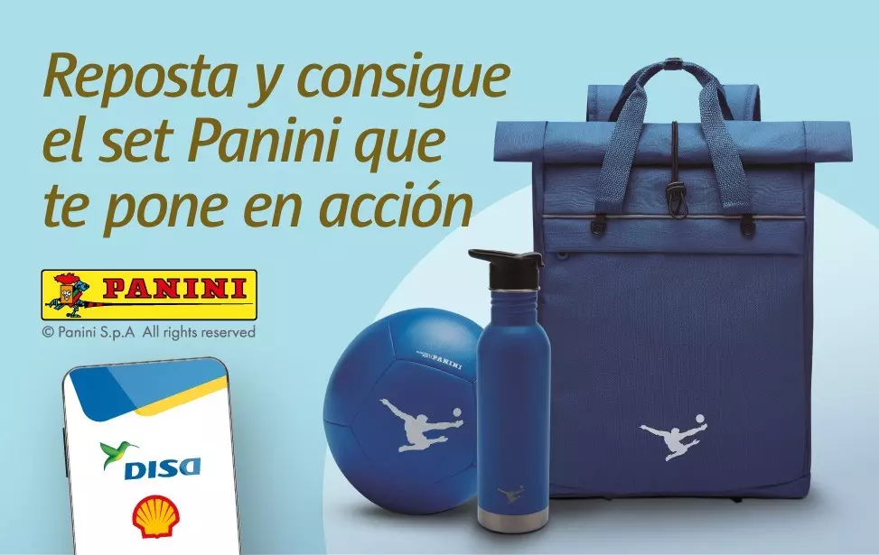 Reposta en DISA y Shell y ponte en marcha con Panini