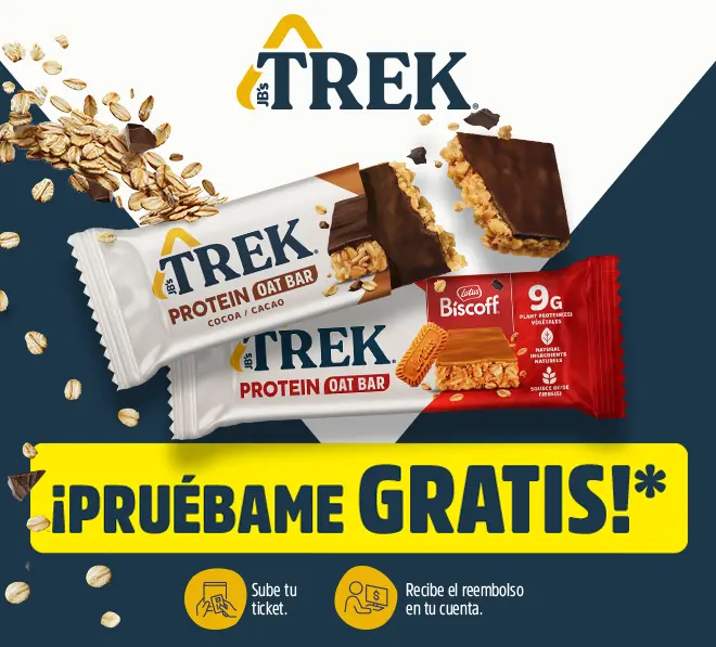 Prueba GRATIS las barritas de proteínas Trek