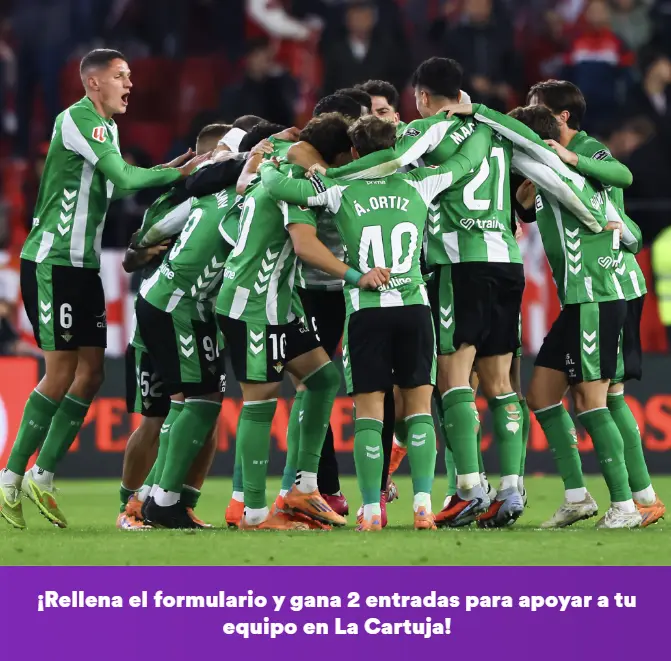 Gana 2 entradas para apoyar a tu equipo en La Cartuja