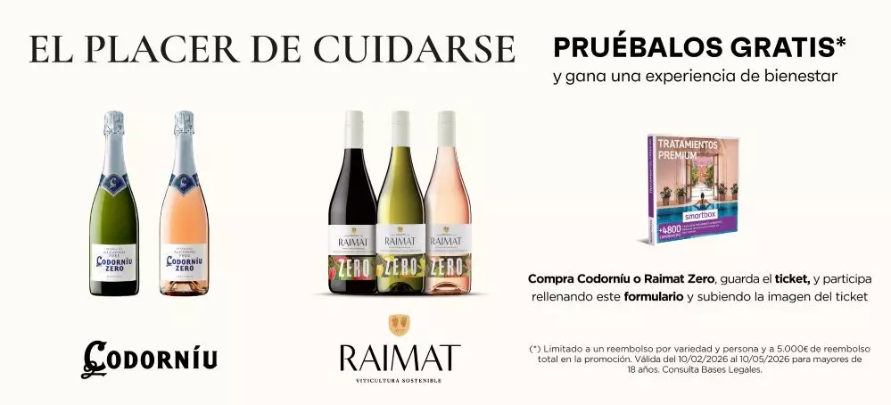 Gana una experiencia de bienestar con Codorniú y Raimat