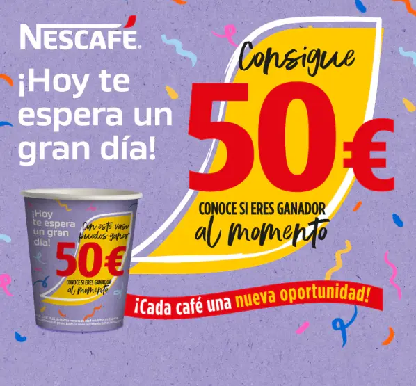 Hoy te espera un gran día con Nescafé