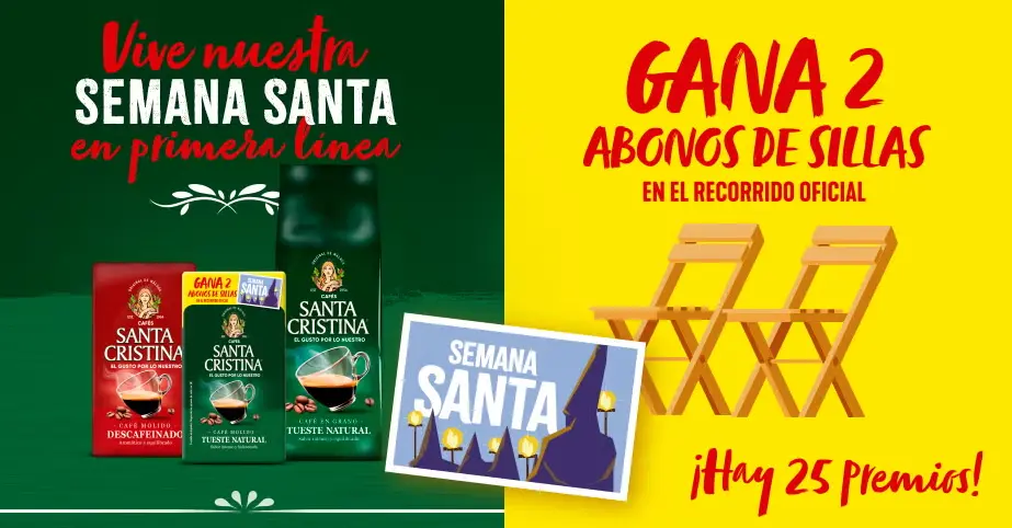 Gana dos abonos de sillas para la Semana Santa de Málaga
