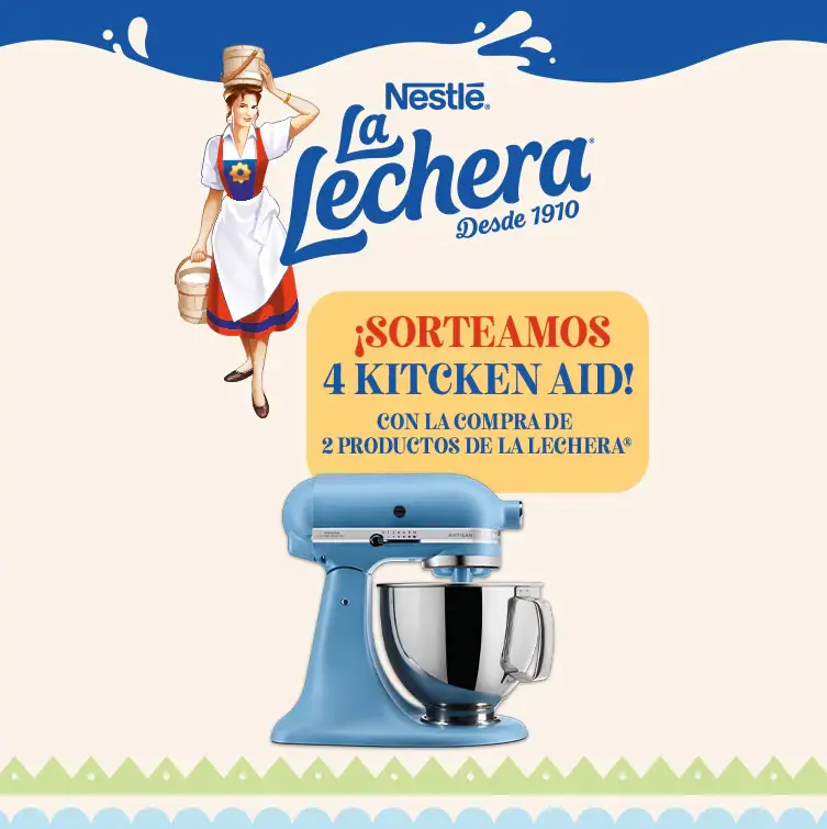 Consigue una de las 4 Kitchen Aid que La Lechera está sorteando