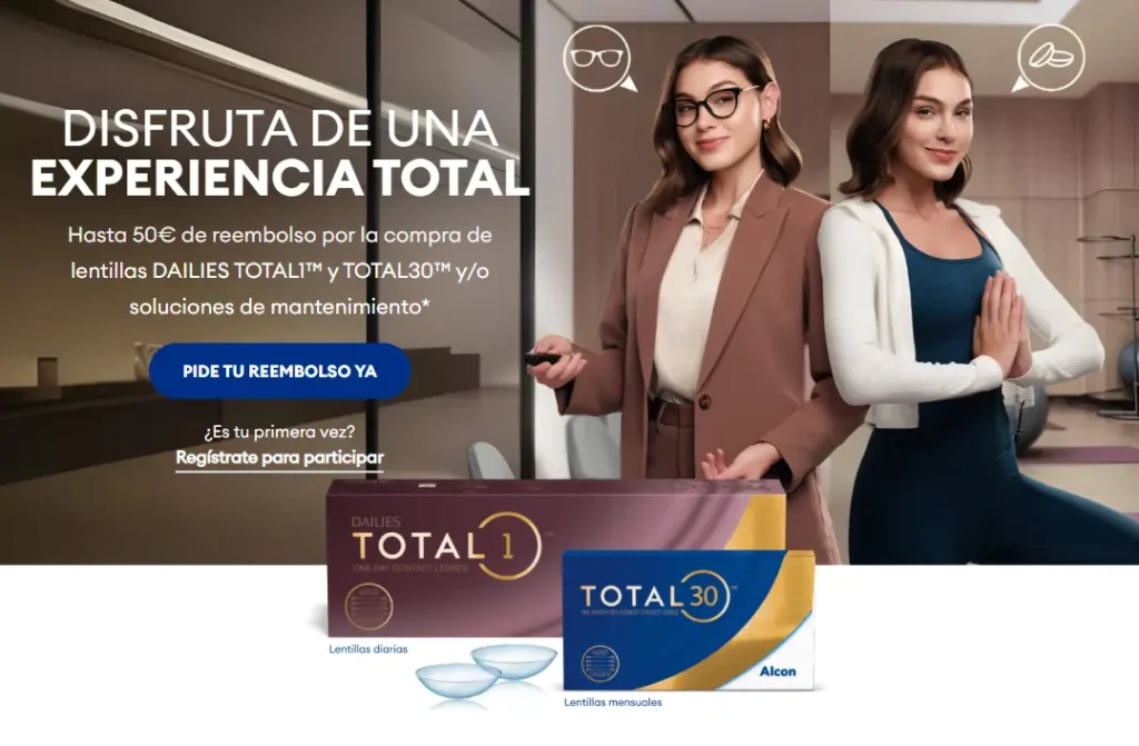 Disfruta de una Experiencia TOTAL con hasta 50€ de Reembolso