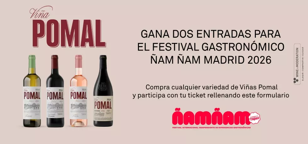 Gana entradas para Festival Ñam Ñam 2026 de Viña Pomal