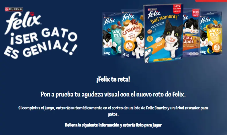 Pon a prueba tu agudeza visual con el nuevo reto de Felix