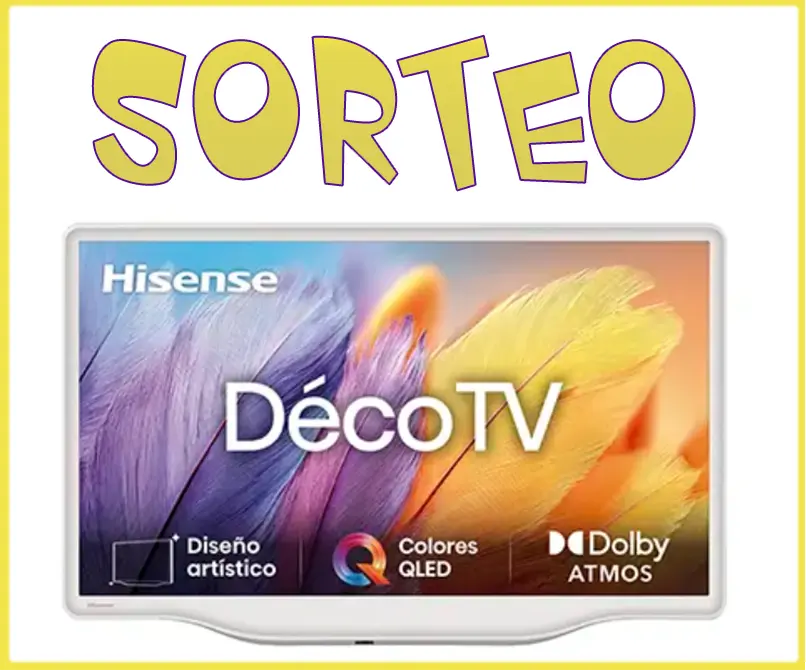 Participa en MiFotoCasaDecor2026 y gana un televisor 32S5Q de Hisense