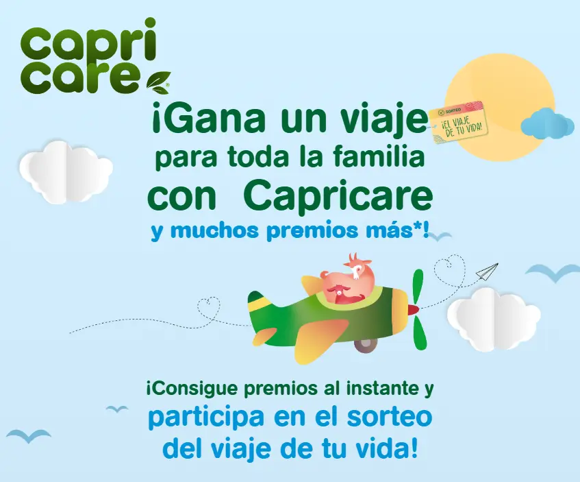 Gana un viaje para toda la familia con Capricare