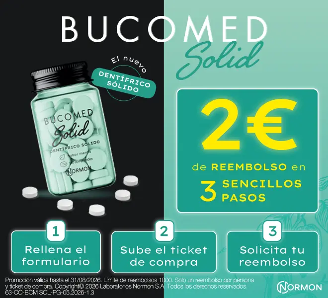 Prueba GRATIS el nuevo dentífrico sólido Bucomed Solid