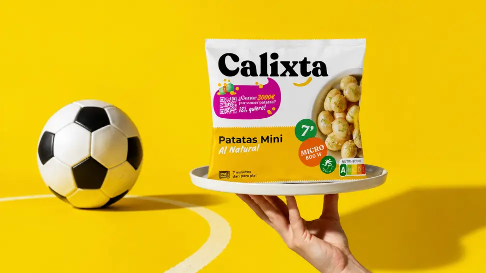 Marca un gol con Calixta, la patata más lista