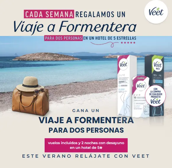 Sorteo de un Viaje a Formentera cada semana