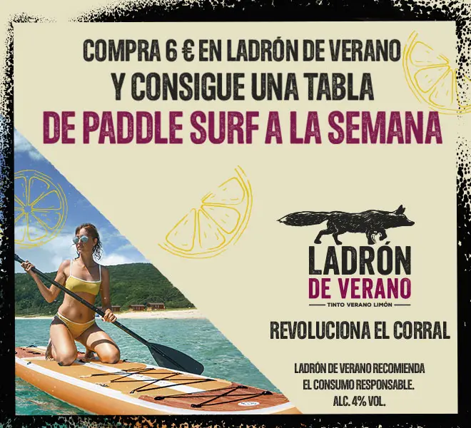 Consigue una tabla de Paddle Surf cada semana con Ladrón de Verano