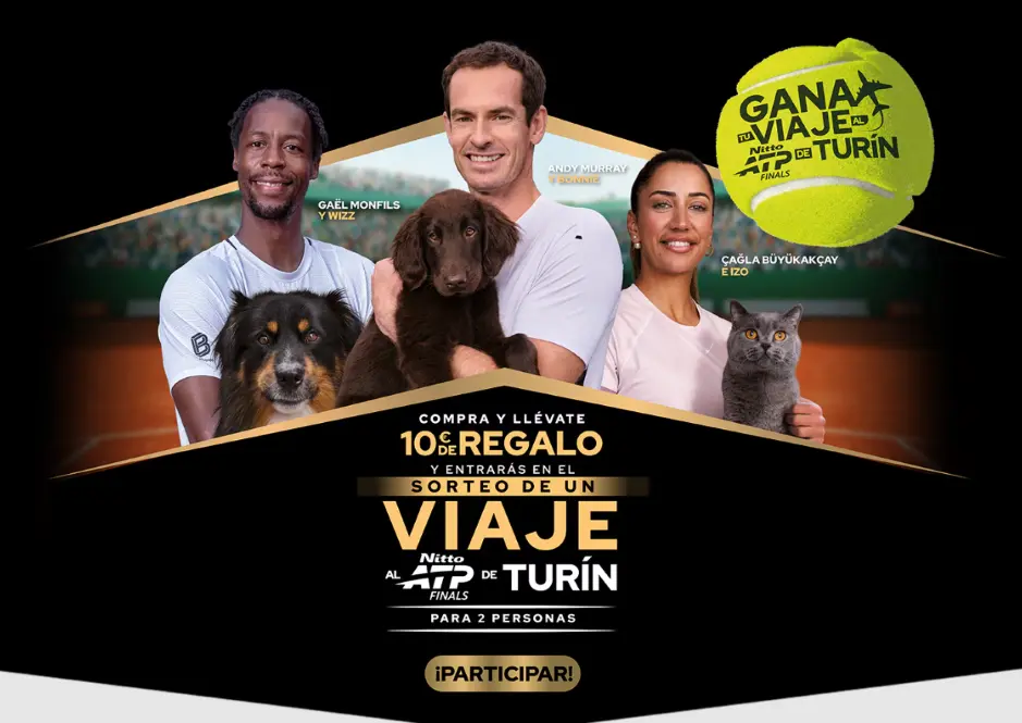 Gana un viaje al ATP Finals de Turín