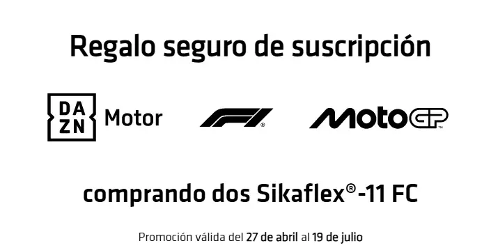 Compra SikaFlex y llévate una suscripción gratuita a DAZN