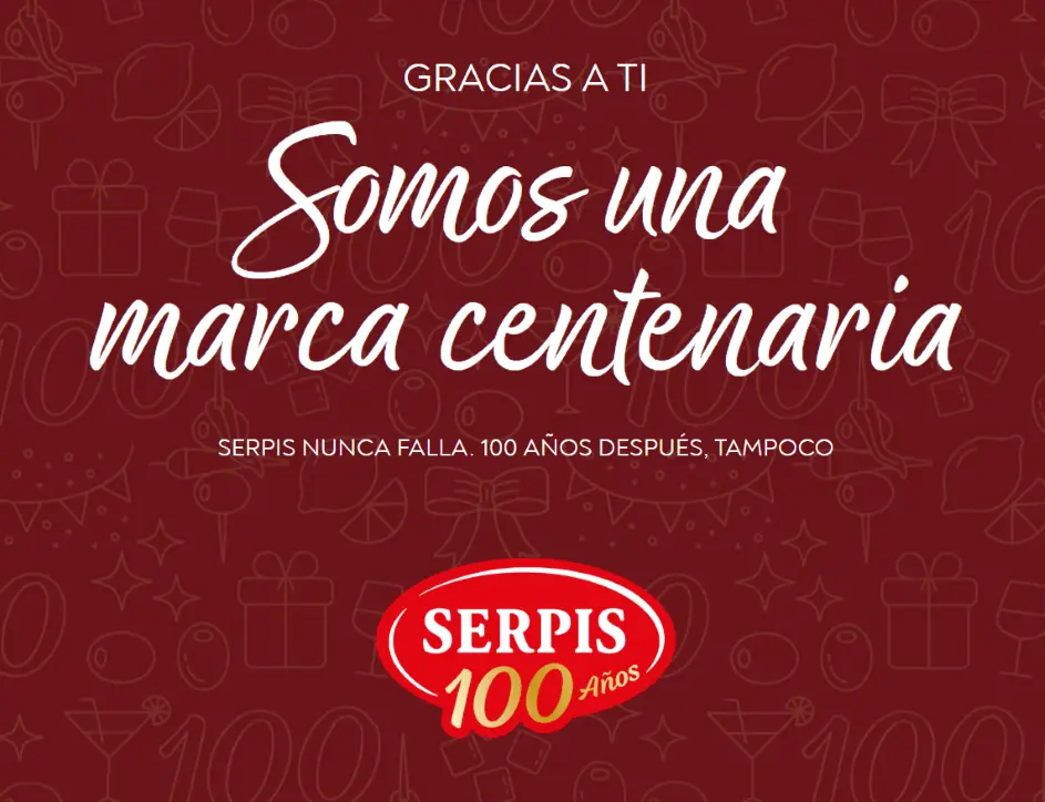 Serpis sortea premios por su 100 aniversario