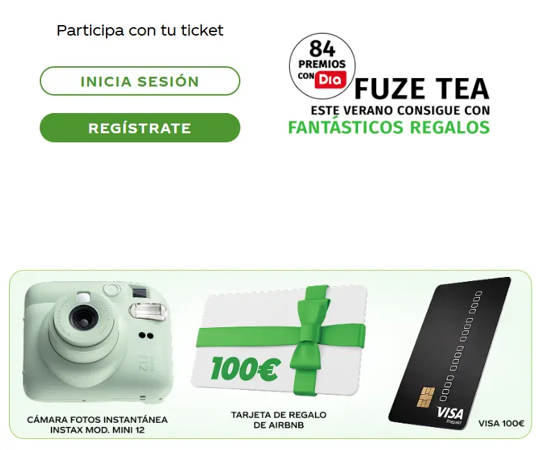 Este Verano consigue fantásticos regalos con Fuze Tea y DÍA