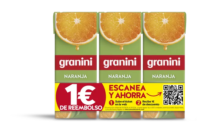 Llévate un reembolso por tus Minibrik Granini
