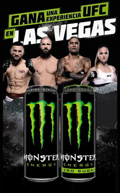 Gana una Experiencia para 2 en la UFC con Monster Energy