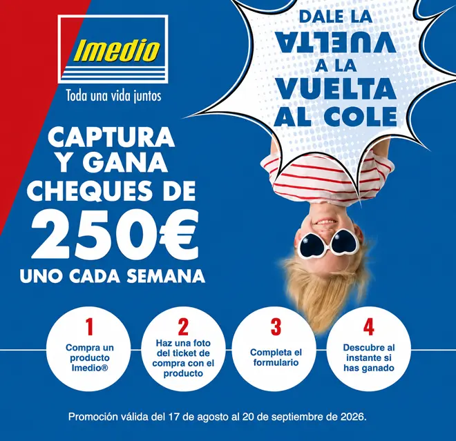 Dale la Vuelta al Cole con Imedio