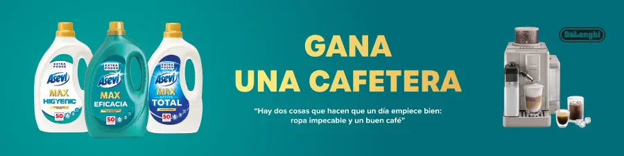 Gana una cafetera DeLonghi con Asevi MAX