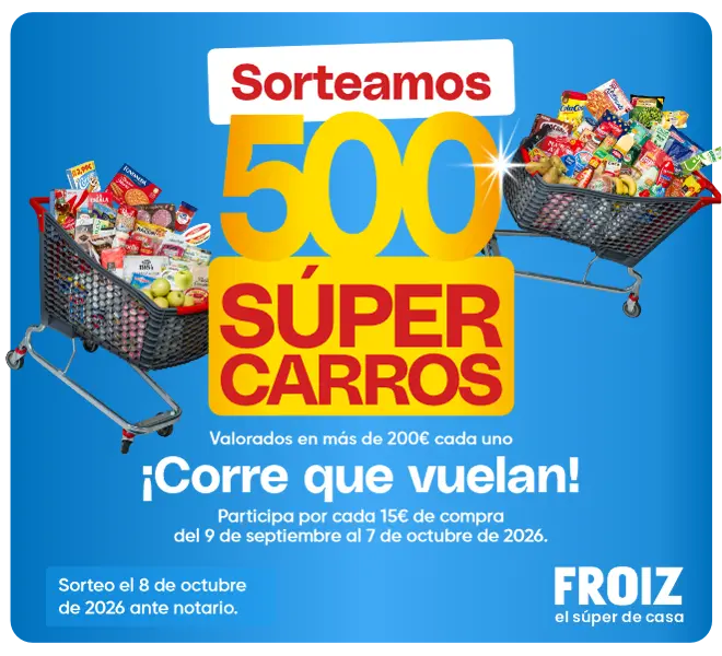 Froiz sortea 500 Súper Carros de la compra
