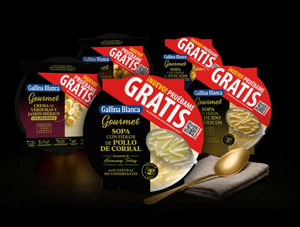 Compra una sopa o crema Gallina Blanca Gourmet y consigue tu reembolso