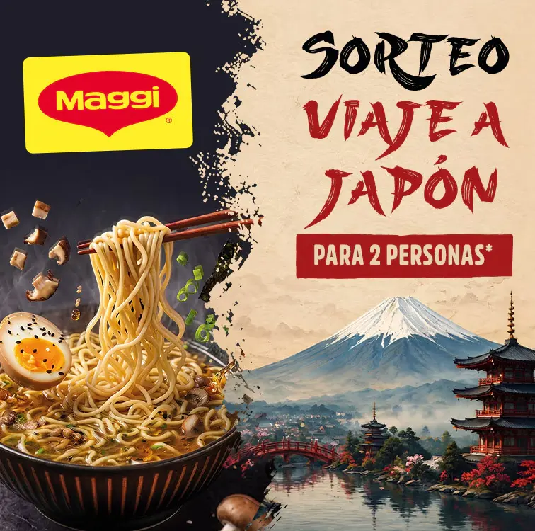 MAGGI Sortea un viaje a Japón para 2 personas