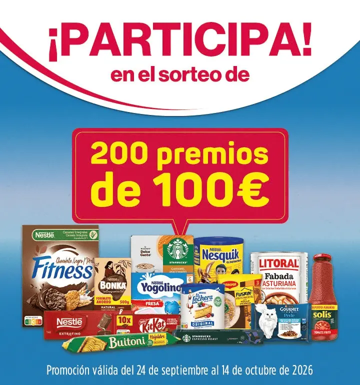 Participa en el Sorteo Multimarca de Nestlé