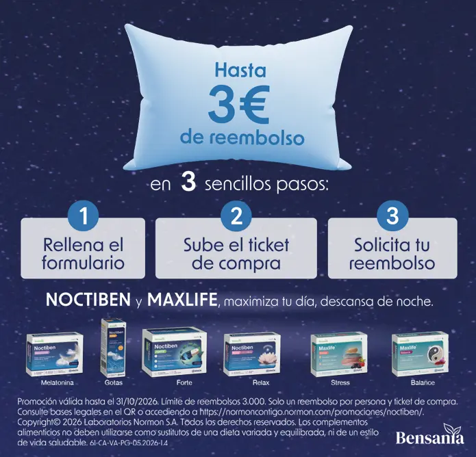 Solicita tu reembolso por la compra de Noctiben y Maxlife