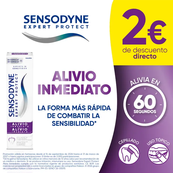 Compra Sensodyne y recibe 2€ de reembolso