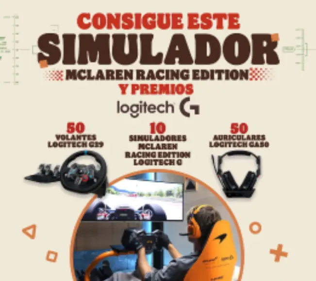 Consigue un Simulador Mc Laren Racing Edition en la Promo Monster en Burger King