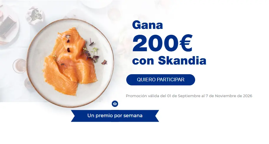 Gana 200€ con Skandia cada semana
